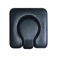 Ioensy - Cojín De Asiento De Inodoro Cómodo De 4 Cm De Grosor Con Funda Suave Para Silla De Casa Para Personas Mayores, Color Negro