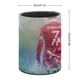 thumbnail image 2 of Cristiano Ronaldo-theme Cylinder Pen Holder Pencil Organizer with Flannel Lining PVC Leather Material Cardboard Base for study work 10*8CM, 2 of 6