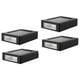 thumbnail image 1 of Pack 4 Focos Muro Aplique Led Solar Jardín 10x3x7 CM, 1 of 3