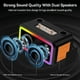 thumbnail image 5 of Parlante Karaoke Portatil Bluetooth con Micrófono Luces de Colores, 5 of 7