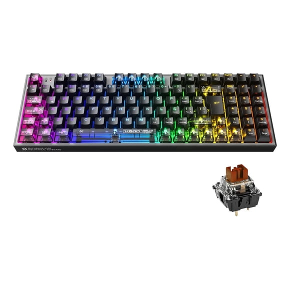 Teclado Mecanico Machenike K500-b94 Rgb Hotswap - Español