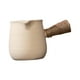 thumbnail image 2 of Tetera De Cerámica, Teteras De Porcelana, Tetera De Hojas De Té Sueltas Y Florecientes Para El Hogar, Beige Ancho, 2 of 3