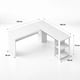 thumbnail image 4 of Escritorio Luma Corner en L Blanca con Repisas, 4 of 7