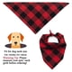 thumbnail image 3 of Bandanas De Perro 4 Paquete Bufandas De Mascotas En Cuadro Reversible A Ajedrez Clásico Triángulo De Perro Bibs Accesorios De Decoración De Disfraz Para Perros Pequeños Gatos Mascotas, 3 of 3