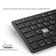 thumbnail image 5 of Teclado inalámbrico delgado, mini teclado inalámbrico de 2,4 GHz y 78 teclas con receptor USB para Windows 10/8/7/Vista/XP y Android, 5 of 8
