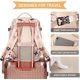 thumbnail image 5 of Mochilas de viaje grandes para mujeres y hombres, mochilas de mano, mochilas de senderismo, mochilas impermeables para deportes al aire libre, mochilas de ocio, artículos de viaje necesarios, 5 of 5