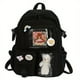 thumbnail image 1 of Kawaii School Style: Cute Nylon Backpack with Pins & Accessories for Students, 1 of 4