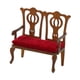 thumbnail image 2 of Silla De Madera Decorativa Para Casa De Muñecas A Escala 1:12 Para Niños Pequeños De 3 Años O Más, Niñas Y Niños, Silla Doble., 2 of 5