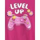 thumbnail image 2 of Camiseta de manga larga con estampado elevado GAP Girls Bright Beet, 2 of 2