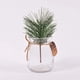 thumbnail image 3 of Ramas de agujas de pino verdes artificiales, ramitas de pino pequeñas, tallos y púas para arreglos florales navideños, coronas y decoraciones festivas, 10 ramas, 3 of 5