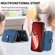 thumbnail image 5 of Funda Tipo Cartera con Correa Cruzada para iPhone 15 Pro Max Protección Contra Golpes Azul, 5 of 5