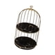 thumbnail image 2 of Postre Cupcake Stand Nordic Cosmetic Rack Para Living Room Dresser Countertop Black Gold 2 Tier, 2 of 5