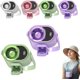 thumbnail image 1 of Ventilador clip coche aire acondicionado USB recargable LED 360° rotación coche oficina camping, 1 of 8