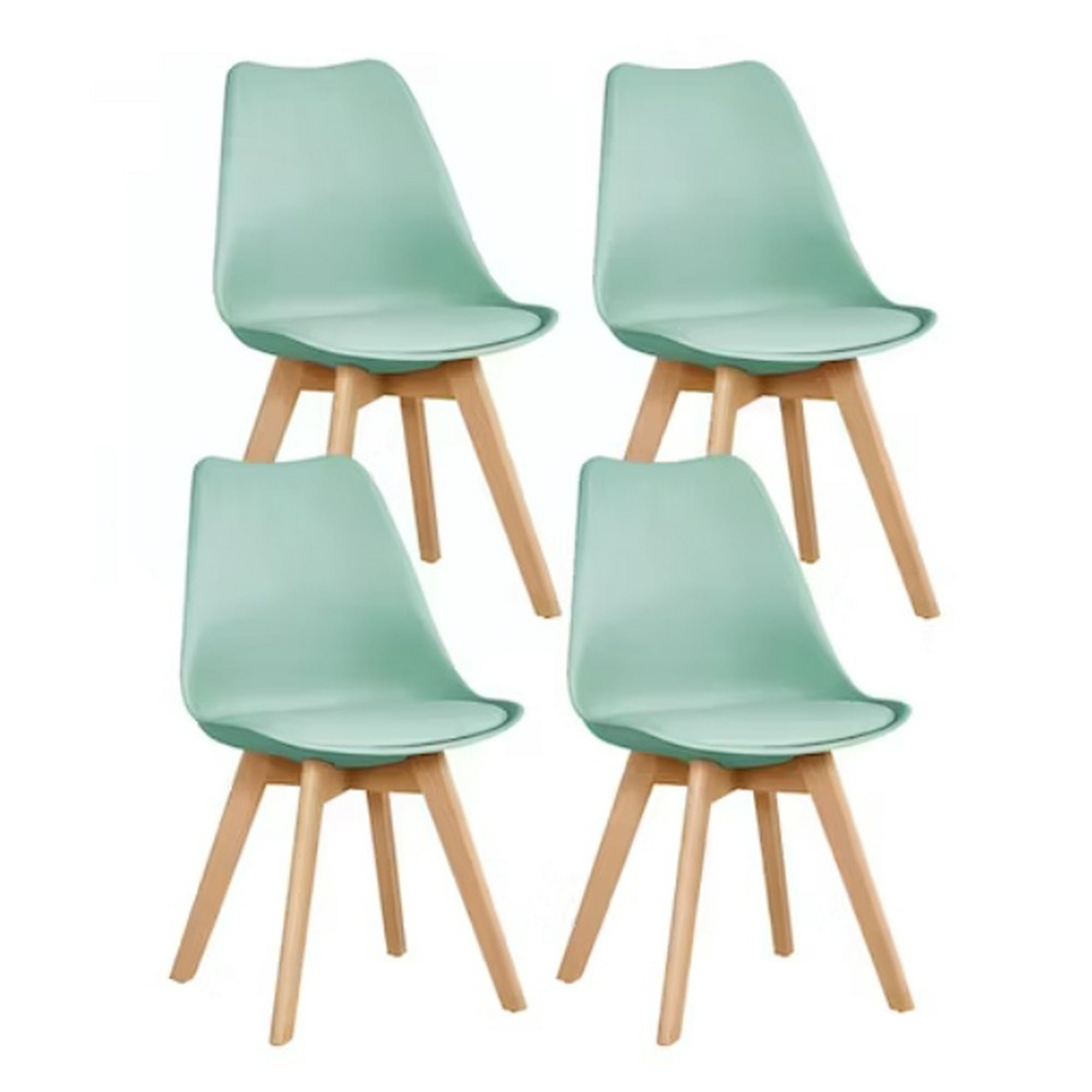 Habita2 Chile - 4und Silla De Comedor Tulip Acolchada - Menta