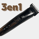 thumbnail image 3 of Máquina Afeitar Hombre Cortapelo Barba Nariz 3en1 Recargable, 3 of 7
