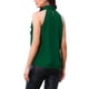 thumbnail image 3 of Top de cuello halter FAB CURVES para mujer, blusa casual elegante sin mangas con diseño floral 3D, talla XL, verde oscuro, 3 of 6