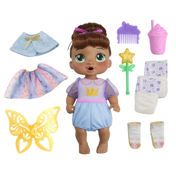 Muñeca Baby Alive Sophia Sparkle 28 cm con accesorios de hada