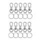 thumbnail image 4 of Gancho De Seguridad De Cordón Giratorio De Metal De 20 Piezas Con Llaveros, 4 of 5
