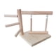 thumbnail image 4 of Loros Percha Madera Gimnasio Soporte Pájaro Columpio Escalada Escalera Hecha A Mano Resistente, 4 of 5