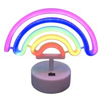 Invencible.Cl - Lampara Arcoiris Led 5 Colores Usb Luz Neon Arco Iris Nc04