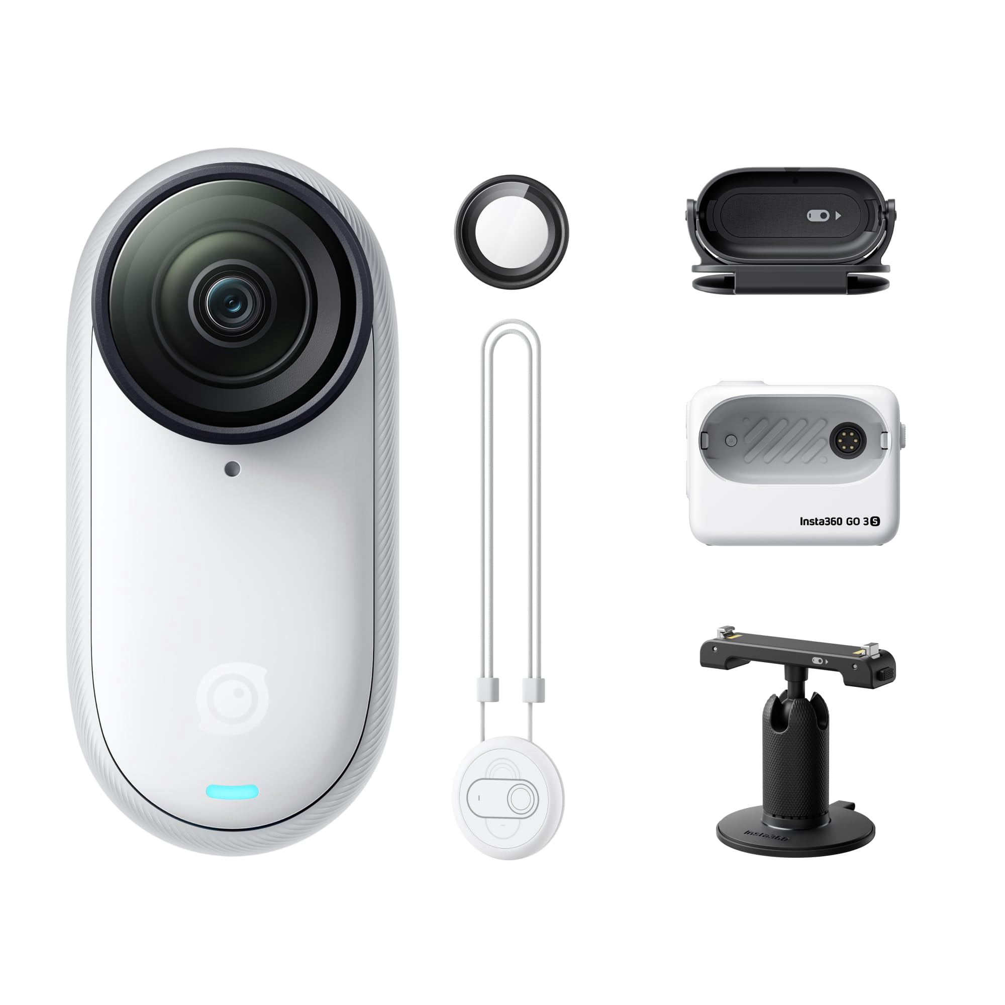 Cámara De Vlogs Insta360 Go 3s 128 Gb Blanca 4k Con Estabilización