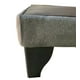 thumbnail image 3 of Base de Cama Europea 2 Plazas Dividida Tela Gris Oscuro, 3 of 3