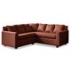 thumbnail image 3 of Seccional Lucca 3C PU Chocolate, 3 of 6