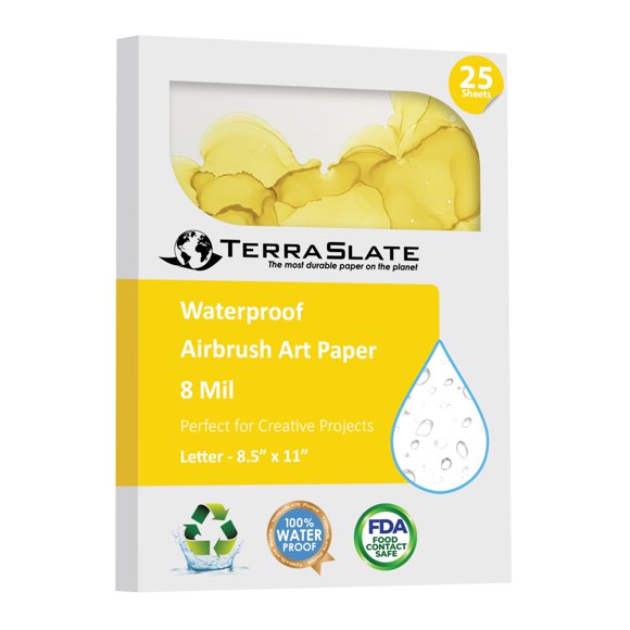 Papel de arte TerraSlate 21 x 29 cm 8 mil 25 hojas