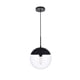 thumbnail image 1 of Lámpara Colgante Living District Eclipse Negra Transparente 110V, 1 of 6