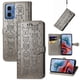 thumbnail image 1 of Funda Cartera FOXDOCK para Motorola Moto G34 , Flip PU con Relieve de Gatos y Perros, Tarjetero y Soporte, 1 of 6