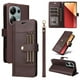thumbnail image 3 of FOXDOCK Funda tipo Cartera para Xiaomi Redmi Note 14s – Cubierta de Cuero PU con Múltiples Ranuras, Bolsillo para Efectivo y Correa de Muñeca, 3 of 6