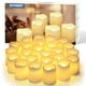 thumbnail image 1 of Velas votivas sin llama SHYMERY, paquete de 24, más de 200 horas, color blanco cálido, 1 of 3
