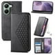 thumbnail image 1 of Funda Flip FOXDOCK para Xiaomi Poco X7 Pro , Estilo Billetera con Diseño Rombo, Correa de Mano y Soporte, Uso Diario, 1 of 6