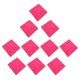 thumbnail image 5 of 10pc eva espuma rompecabezas ejercicio estera entrelazadas azulejos bebé arrastre estera rosa rojo, 5 of 5