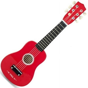 Viga - Juguete Madera Guitarra Roja