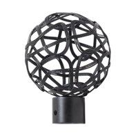 Bothyi - Remates De Barra De Cortina De Metal, Accesorios Para Extremos De Poste Para Barra De 19,3Mm Para Oficina