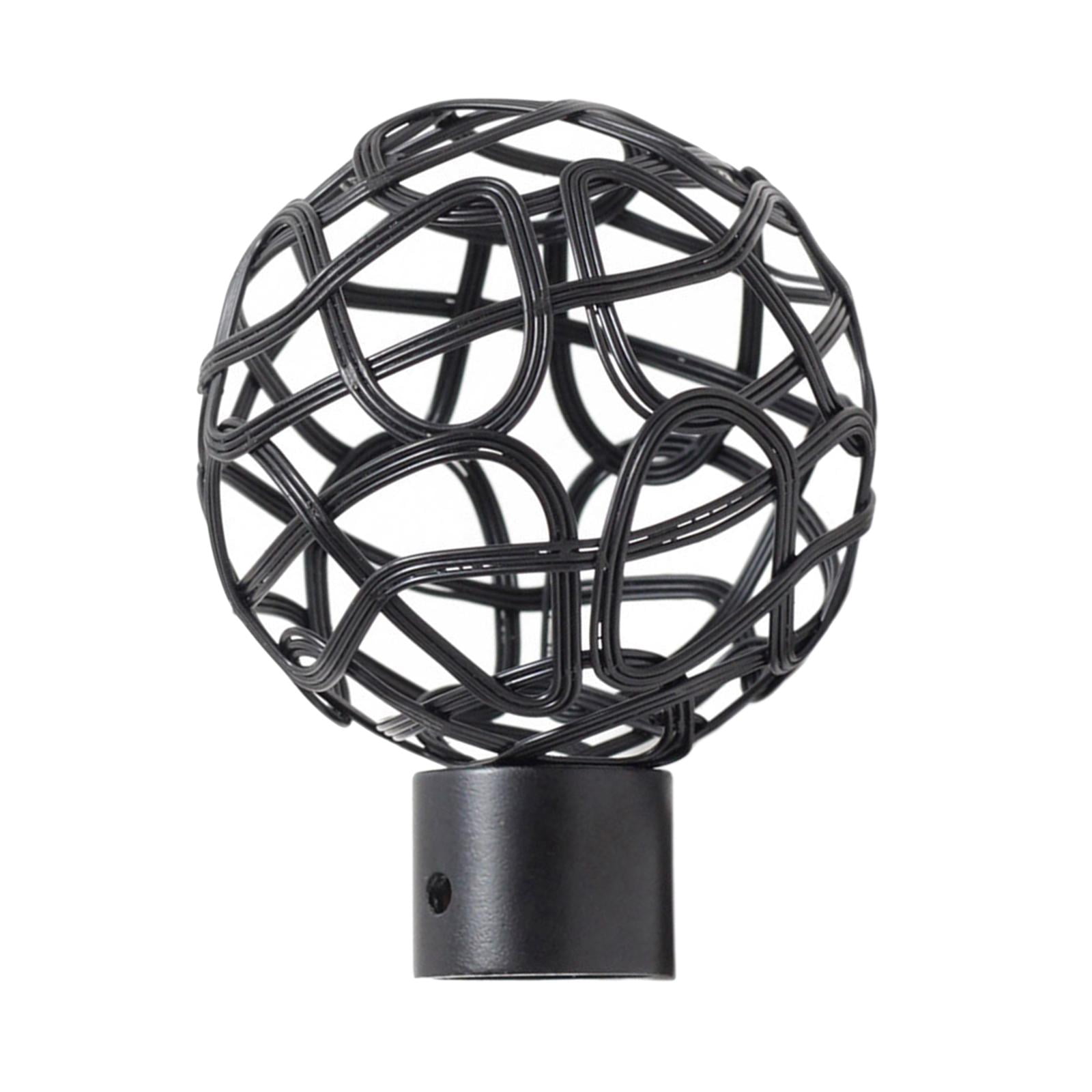 Bothyi - Remates De Barra De Cortina De Metal, Accesorios Para Extremos De Poste Para Barra De 19,3mm Para Oficina