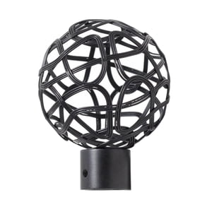 Bothyi - Remates De Barra De Cortina De Metal, Accesorios Para Extremos De Poste Para Barra De 19,3Mm Para Oficina