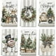thumbnail image 1 of Toallas de cocina Maiiooliwe Christmas, 6 unidades, muñeco de nieve y reno, 1 of 3