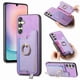 thumbnail image 1 of Funda Magnética Para Samsung Galaxy A24 Con Billetera Y Anillo Protector Resistente Morado, 1 of 6