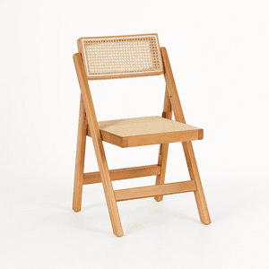 Klik Muebles - Silla Mistral Plegable De Madera Rattan Natural