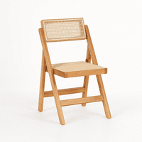 Klik Muebles - Silla Mistral Plegable De Madera Rattan Natural