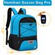 thumbnail image 2 of Mochila de fútbol Hsmihair con compartimento para balón, 2 of 6