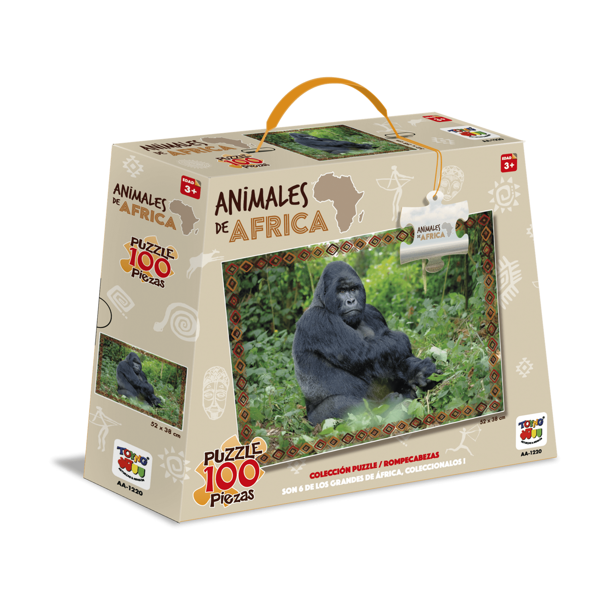 Puzzle Gorila (100 Piezas) - Toyng