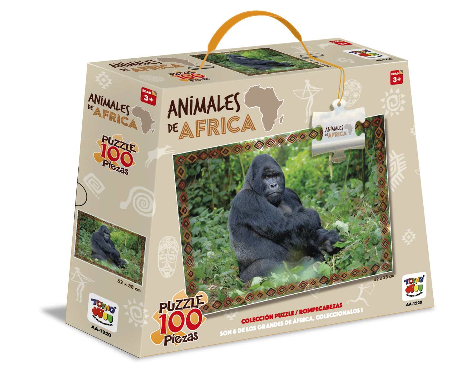 Puzzle Gorila (100 Piezas) - Toyng