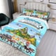 thumbnail image 3 of Los Casos de las Criaturas Conjunto de sábanas temático, trío de piezas, cómodo y amigable con la piel, diseño único, regalo de decoración para el hogar para familiares, amigos y fans,135cm *200cm, 3 of 6