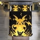 thumbnail image 1 of Pikachu 3 Piece Sets Full/Queen Size - Reversible Microfiber Quilts with Shams Soft Lightweight Bedspread Coverlet Comforter for All Season Bed Sheets, 1 of 4