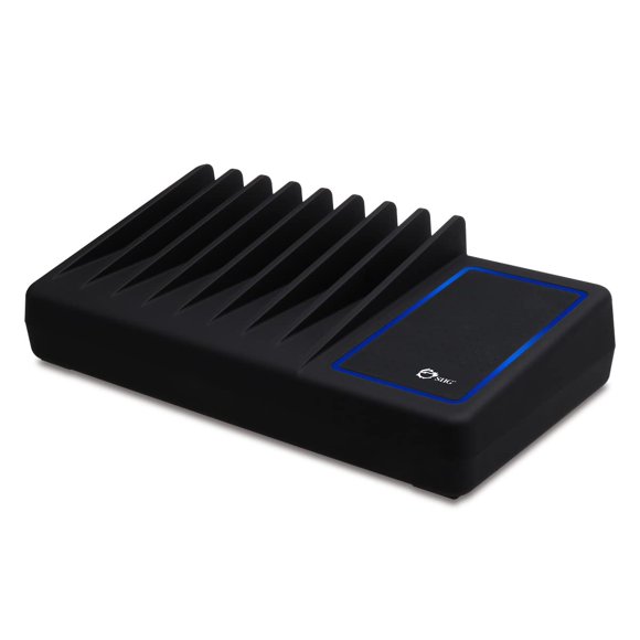 Estación de carga SIIG de 10 puertos USB de 90 W con Qi Wireless y USB C