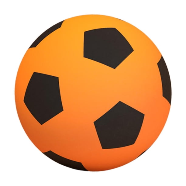 Pelota deportiva silenciosa para niños, entrenamiento sensorial (sin necesidad de inflar), juguete educativo ligero y fácil de agarrar para cumpleaños Naranja