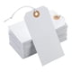 thumbnail image 4 of 100 Uds etiquetas de regalo con cadena etiquetas colgantes en blanco con agujero etiqueta de papel DIY etiquetas de precios de joyería para favores de 12x6cm, 4 of 5
